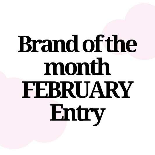 Brand of the month award - FEBRUARY